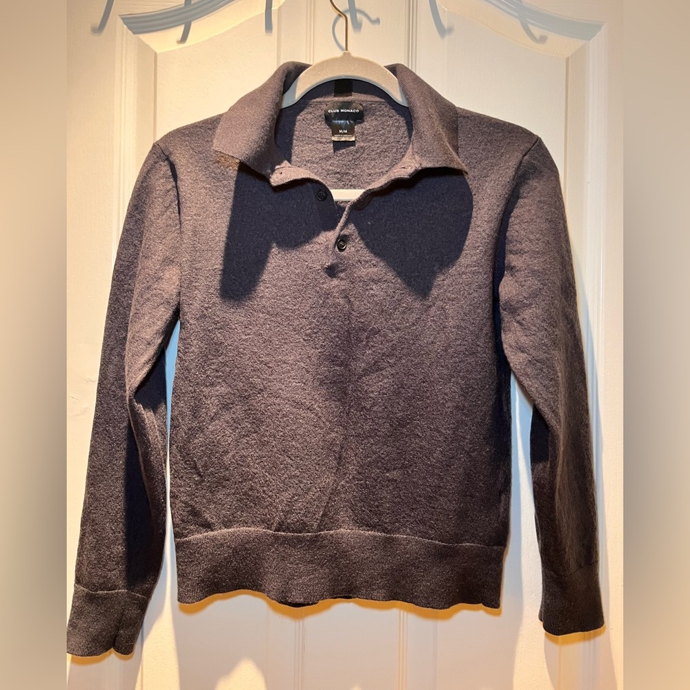 Club Monaco Gray Wool Sweater